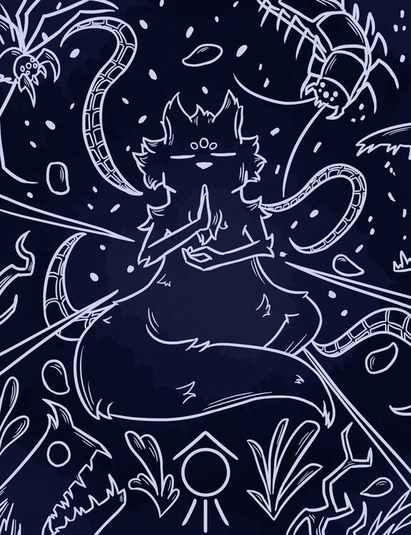 Rain World Art Month 2024: Day - 19 The Saint