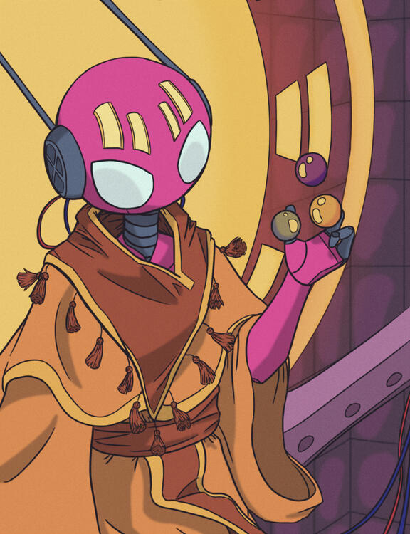 Rain World Art Month 2024: Day 13 - Five Pebbles