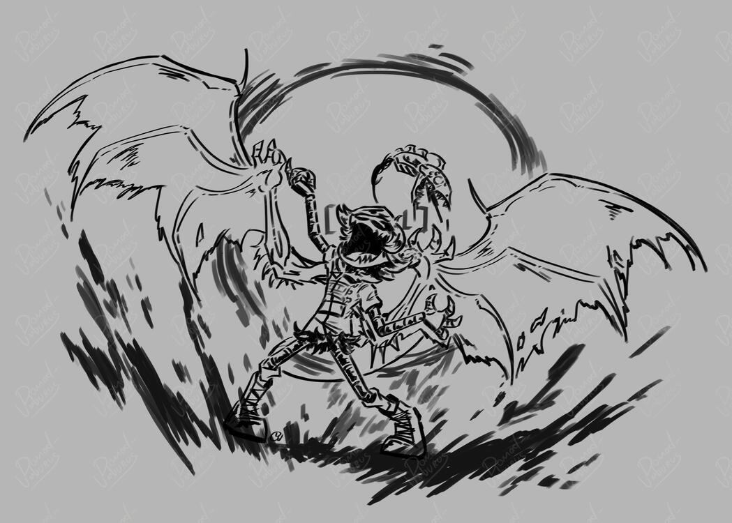 Murder Drones: Solver Uzi Sketch