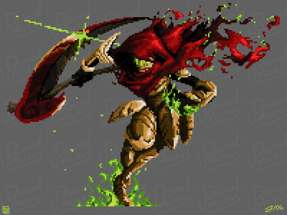 Shovel Knight: Spectre Knight Pixel Art